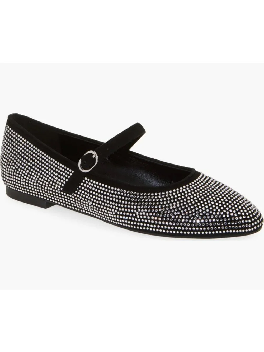 Stuart Weitzman Analiese Mary Jane Crystal  flat size 7